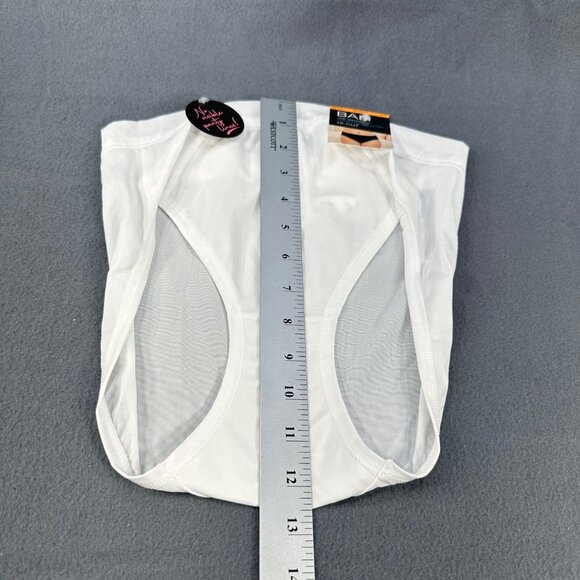Bali Women's Size Large 7 Panty Hi Cut One Smooth U Stretch White New With Tags - Picture 9 of 10